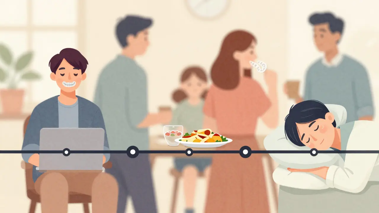 Lidé nosí neviditelná rovnátka během běžných činností bez upozornění.