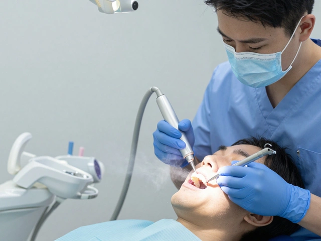 Pískování zubů: Jak opravdu pomáhá při odstranění zubního kamene