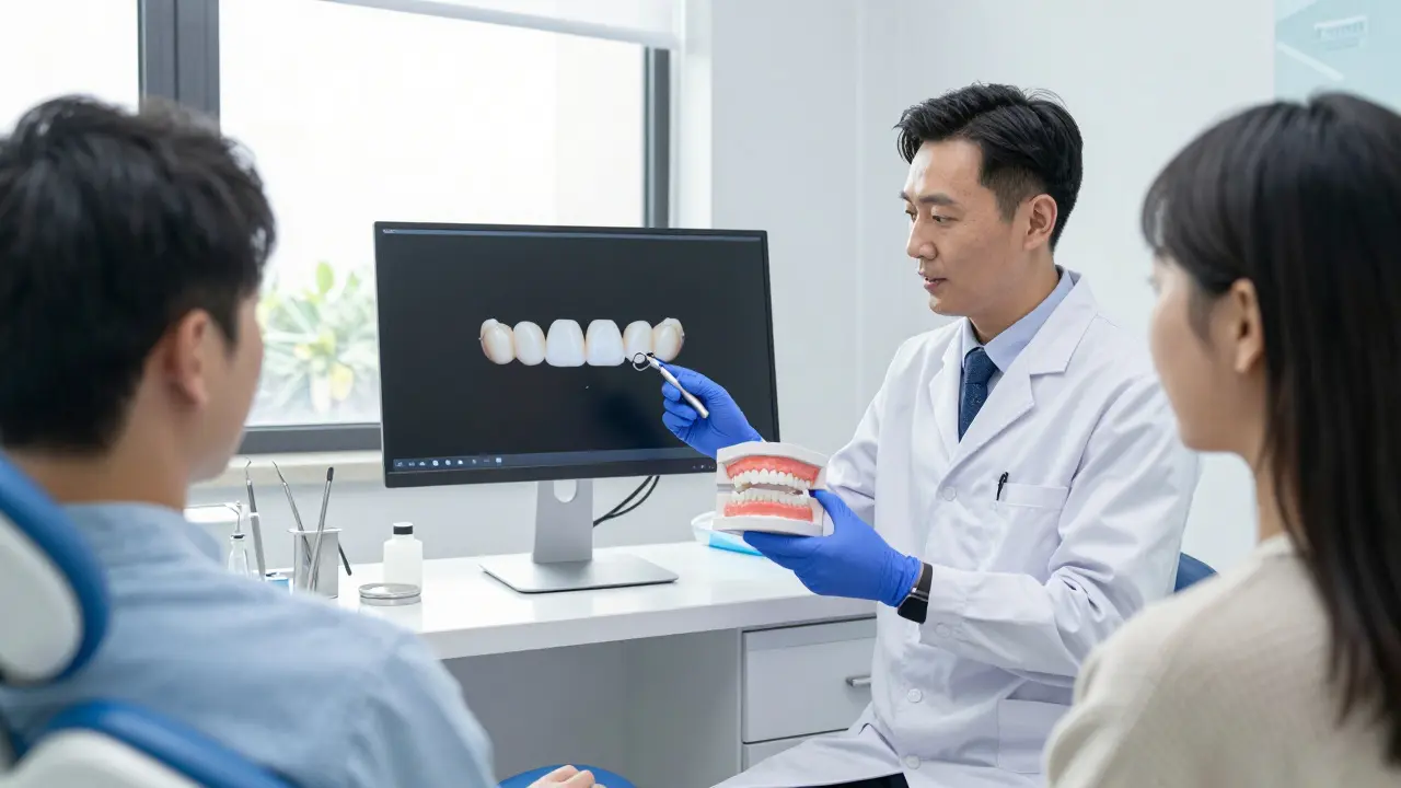 Kolik stojí můstek z 3 zubů? Cena zirkonových korunek v roce 2026