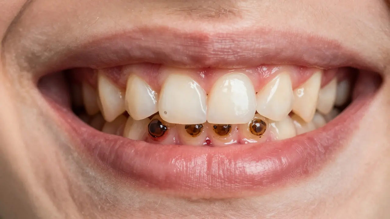 Zubní kámen pod dásní: jak ho odstranit a jak se mu vyhnout