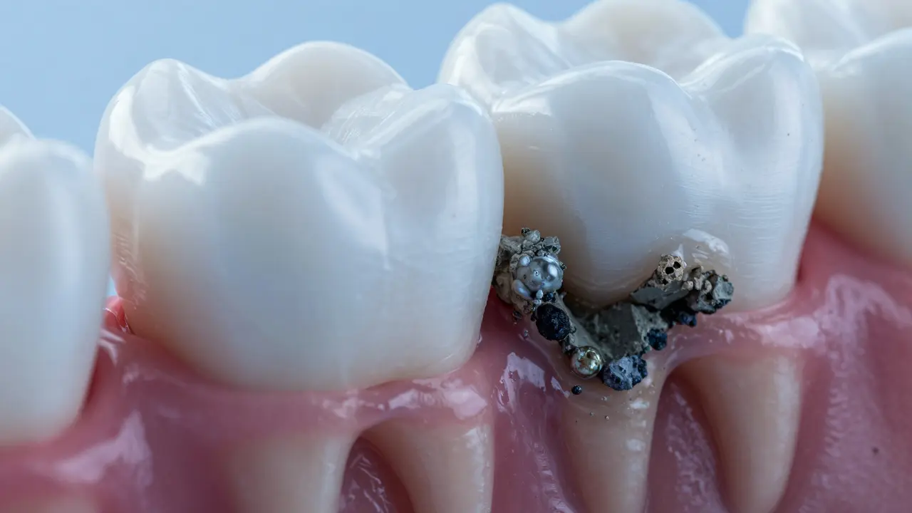 Černý zubní kámen: Proč je nebezpečnější než ten světlý a jak ho vyřešit