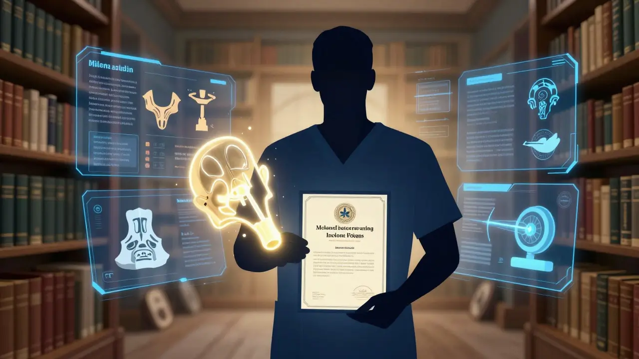 Symbolika vzdělání a certifikace zubního chirurga