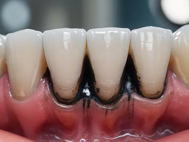 Černý zubní kámen: Příčiny, odstranění a prevence